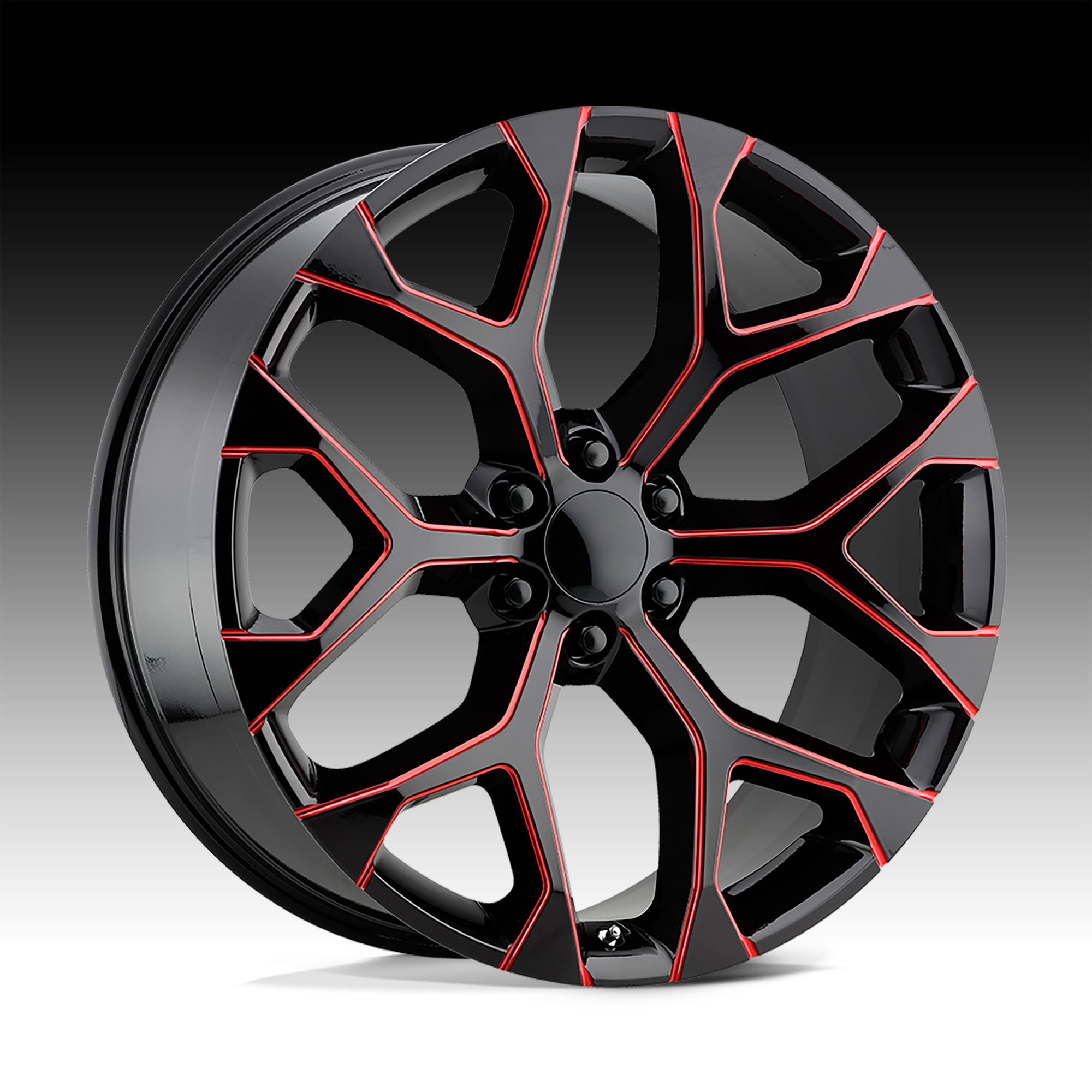 Performance Replicas 176MR PR176 Gloss Black Milled Red Tint